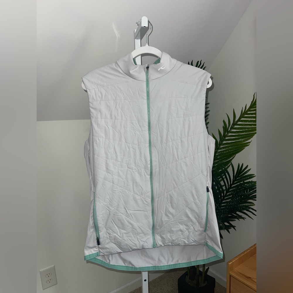 KJUS gray and teal Vest Size‎ 52/L
